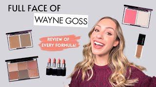 FULL FACE of WAYNE GOSS | Review of every product/formula | Relaxing GRWM