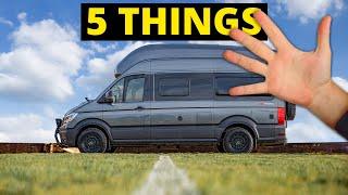 TOP 5 MUST HAVE Items For Vanlife