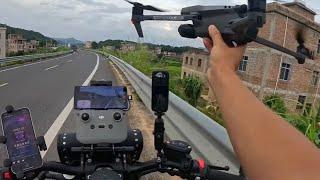 Dji Air 3S active track: crashed drone - test follow me - in descrizione le caratteristiche tecnic