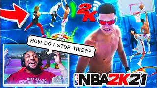 I stream sniped w/ my Demi-God SLASHER Build *ANKLE BREAKERS + CONTACT DUNKS* Best Build NBA 2K21