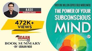 The Power of Your Subconscious Mind | Joseph Murphy | Hindi Book Summary | Aadi Gurudas | Udaan NGO