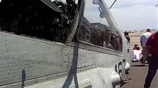 A US Marine Pilot describes the AH-1W SuperCobra. Hiller Helicopters Exhibition 2009 -1