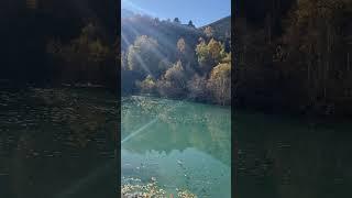 Feroza Lake Naltar Valley #lake #mountains #nature #wilderness #blue #bikelover #autumn