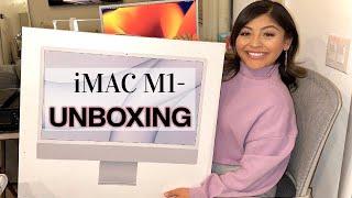 Unboxing Apple M1 24" 2021 iMac (Silver) | First Impression