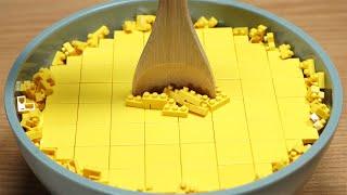 Lego Waffles and coffee - Lego In Real Life 5 / Stop Motion Cooking ＆ ASMR