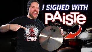 I Got ENDORSED By Paiste Cymbals! | New Cymbal Setup - That Swedish Drummer