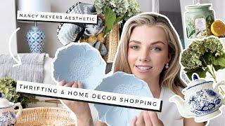 Home Decor Shopping! Thrifting! Nancy Meyers Home Aesthetic! Target, West Elm, Pottery Barn