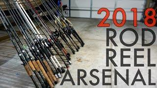 Bass Fishing Rod & Reel Arsenal 2018 (FINALLY)