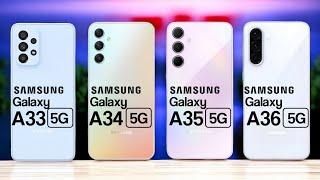 Samsung Galaxy A33 Vs Samsung Galaxy A34 Vs Samsung Galaxy A35 Vs Samsung Galaxy A36. #Trakontech