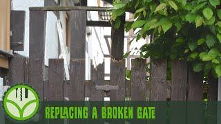 Replacing a garden gate