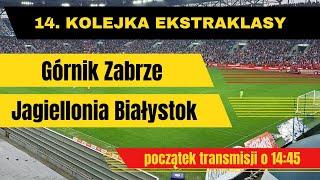 Górnik Zabrze - Jagiellonia Białystok, transmisja meczu 14. kolejki piłkarskiej Ekstraklasy