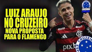 Cruzeiro planeja proposta milionária por Luiz Araújo do Flamengo