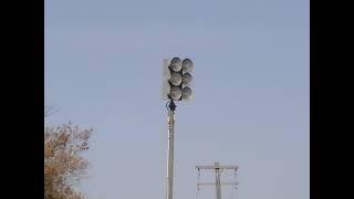 Livonia, MI Shelden Park Federal Signal EOWS-612 Tornado Siren Test November 3rd, 2007