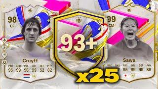 25x 93+ GOTG/FUTTIES TEAM 1 4 ICON PLAYER PICKS! EA FC24 Ultimate Team