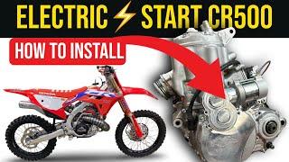 Honda CR500 Electric Start Kit INSTALL - Panthera Motorsports