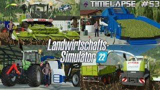 Eine spektakuläre MAISERNTE mit GÖWEIL V140 & CLAAS JAGUAR 890!  | [LS22] - Timelapse #53