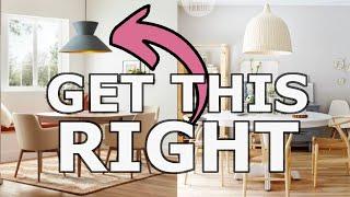 Lighting 101 // How to pick the right size light for your space!