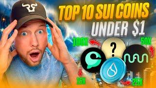 TOP 10 SUI Coins Under $1 That Will Make Millionaires! (Best Crypto To Buy Now Before 2025)