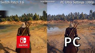 The Witcher 3 Nintendo Switch VS PC Ultra Settings | Graphics Comparison