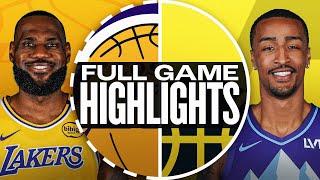 LAKERS at JAZZ | FULL GAME HIGHLIGHTS | December 1, 2024