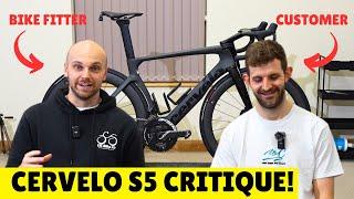 ROASTING His Cervelo S5! Bike Fitters Critique...