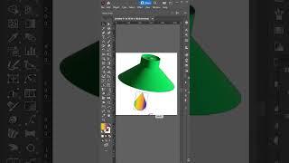 طراحی لامپ با 3D در ایلوستریتور #shorts