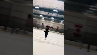 Skating at a new rink.  #skating #figureskating #progess #training #adult #axel #lutz #figureskater