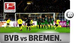 Top 10 Goals - Borussia Dortmund against Werder Bremen