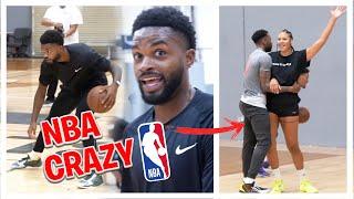 NBA Champion Troy Daniels and WNBA All Star Liz Cambage  Shut Down *NBA RUN*