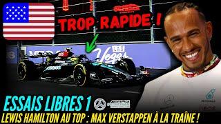 ESSAIS LIBRES 1 : LEWIS HAMILTON AU TOP / MAX VERSTAPPEN À LA TRAÎNE ! - RÉSUMÉ GRAND PRIX LAS VEGAS