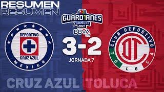 Resumen y goles | Cruz Azul 3-2 Toluca | Torneo Guard1anes 2021 BBVA MX J7 | TUDN