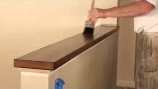 How To Apply Varnish or Polyurethane Clear Finishes - How To Stain Wood Part 4