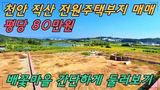 천안 전원주택부지 평당80만원! 서북구 최저가격! 추가부담금도 없네요.