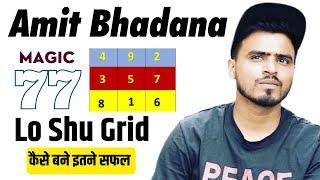 lo shu grid - amit bhadana numerology analysis 77 magic lo shu grid