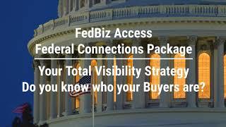 FedBiz Access - Federal Connections Package (Get Connected to Government Buyers)