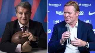 Joan Laporta's first two Barcelona signings REVEALED, Ronald Koeman's amazing gesture & Ronaldinho