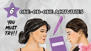 6 Different One-on-one Activities/ Games for English Class! easyyy