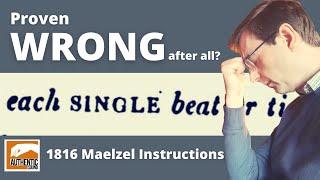 1816 Maelzel Instructions: UNDERMINING Whole Beat after all???