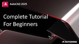 AutoCAD 2025 -  FULL Course for BEGINNERS!