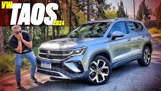 VW Taos Highline 2024 - GANHOU EQUIPAMENTOS E MANTEVE O QUE ERA BOM. TÁ AQUI O MELHOR SUV MÉDIO?