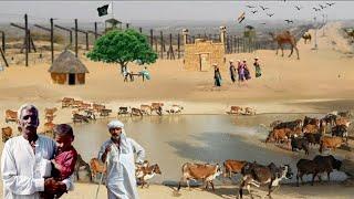 People Living In The || Cholistan Mud House  ||Village Life Unseen Pakistan Culture