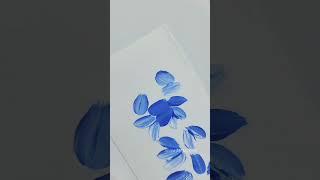 Let's paint a beautiful bookmark // One stroke painting #shorts#viralshort #painting #viralvideos