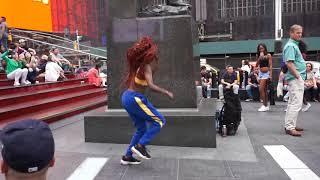 Dancer in Times Square