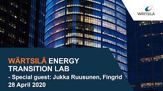 Wärtsilä Energy Transition Lab | Special guest: Jukka Ruusunen, Fingrid