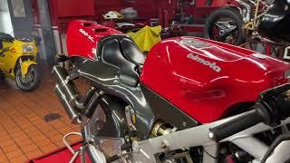 BIMOTA V-DUE ON ORIGINAL FUEL INJECTION STARTING AND RUNNING!