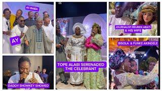 FUNKE AKINDELE, AY,BASKET MOUTH,DADDY SHOWKEY,TOPE ALABI AT YETUNDE ADEBAYO 'S 50TH BIRTHDAY Soiree.