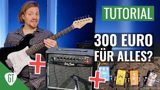 Das PERFEKTE E-GITARREN ANFÄNGER Bundle?! (für nur 300,- Euro)