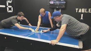 Father, 2 sons eager to compete in Air Hockey World Championship in Houston