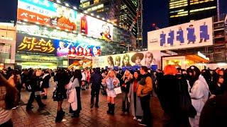 [4K] Walking Tour From Shinjuku to Shibuya . Tokyo, Japan.