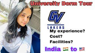 My University Dorm Tour / GVSU / Indian  student in USA 